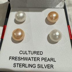 Cultured Fresh Water Pearl Sterling Silver