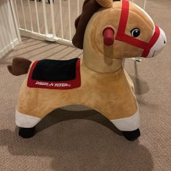 Radio flyer ride on horse