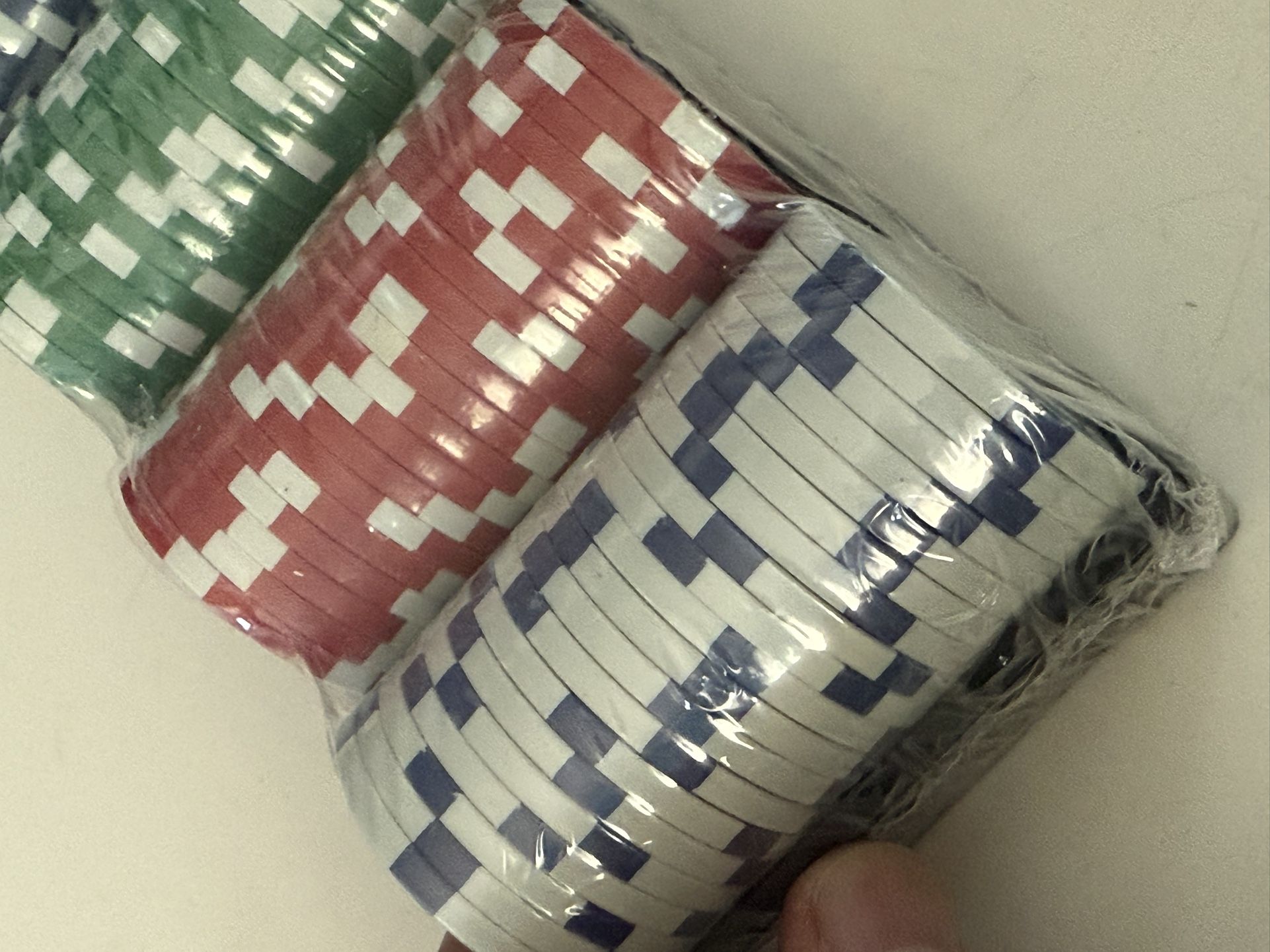 Poker Chip - Striped Dice Design- 11.5g - Casino/Poker