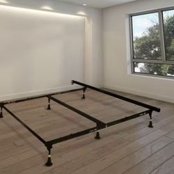 Metal Bed Frame Adjustable To Queen/King/Cal King Size Holds Up To 2000 lb. Distributed Weight 70” L. Delivery Available