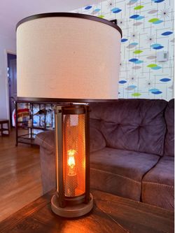 Farmhouse Industrial Table Lamp