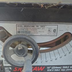 Skilsaw Table Saw 10 Inches With Stand