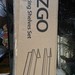 ZGO floating shelves set Wood Color