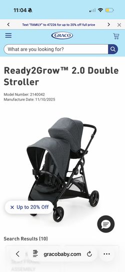 Graco Double Stroller 