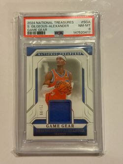 SHAI GILGEOUS-ALEXANDER game used national treasures /99