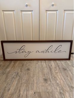 Smallwoods home decor sign.