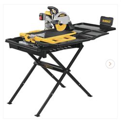 DEWALT 10 in. High Capacity Wet Tile Saw with Stand