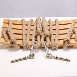 Wood Tree Swing, Adjustable Wooden Swing Set for Adults and Kids