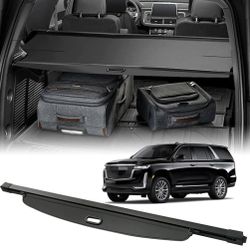 2021-2026 Cadillac Escalade Retractable Rear Storage Cargo Luggage Security Shield Shade