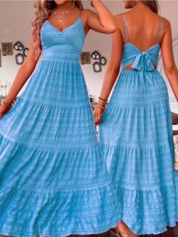 Bustier Blue Dress ♡ Size Large ♡