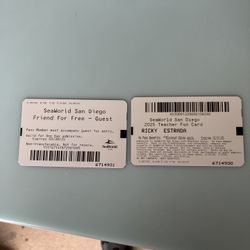 Sea world fun card and companion pass