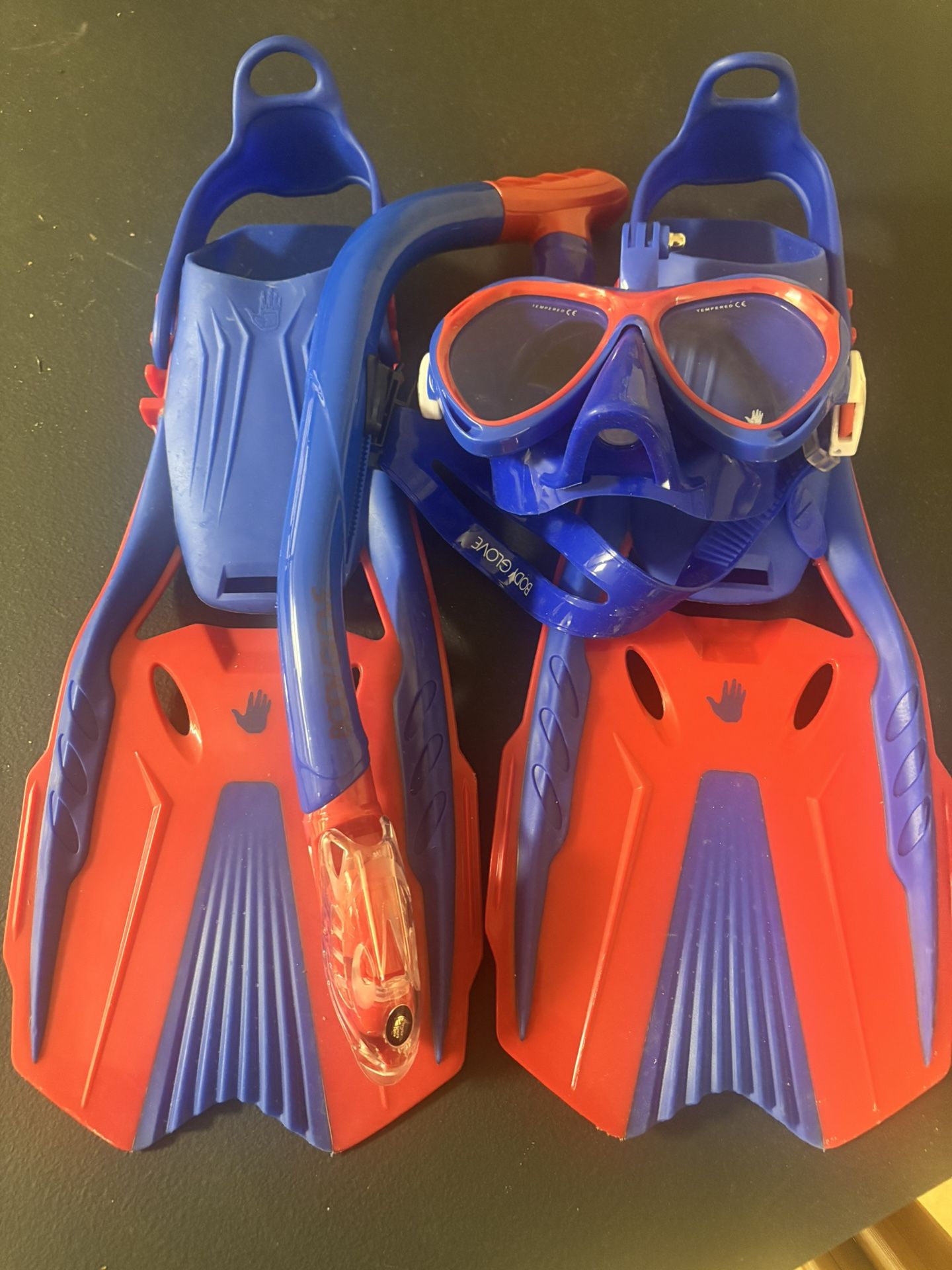 Youth Body Glove 3 Piece Snorkel Set