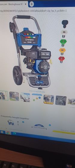 New inbox Westinghouse 3400 PSI gas pressure washer