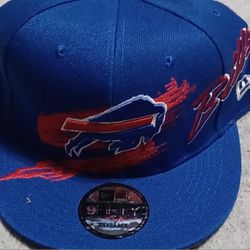 Buffalo Bills Hat Cap Blue Red Snapback Allen Thurman Kelly