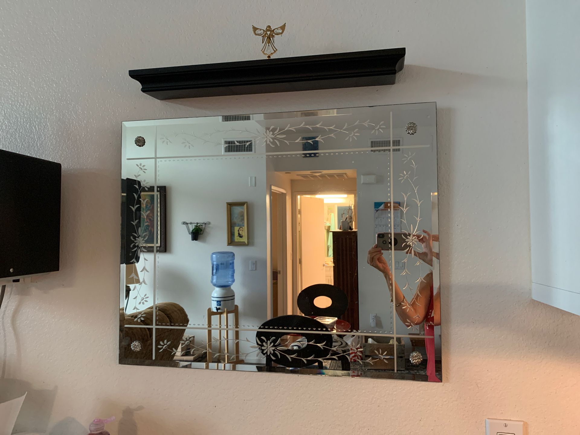 Wall Mirror Etched