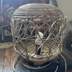 Rattan lamp