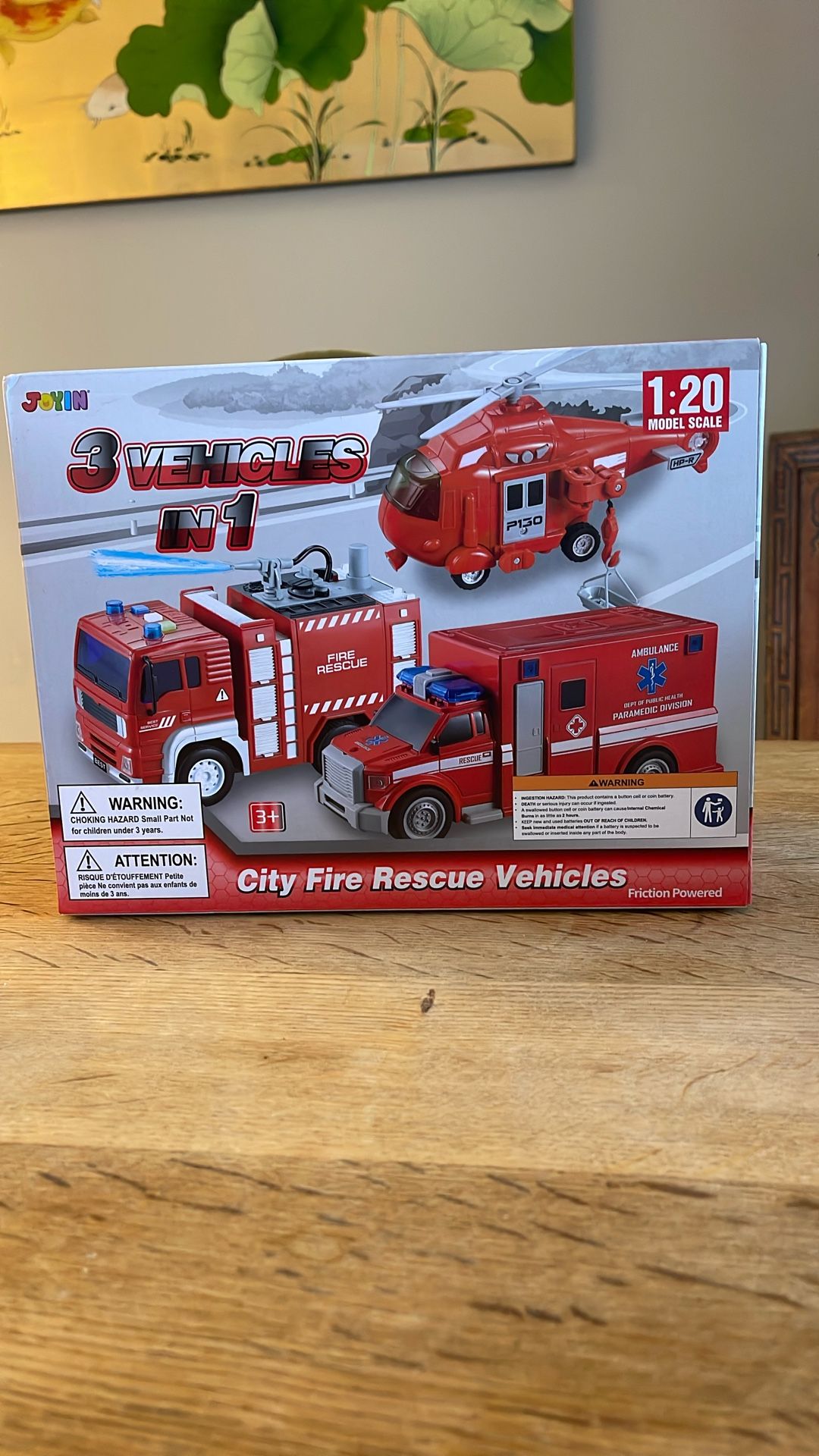 Toy City Fire Rescue Vehicles