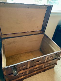 Antique Steamer Trunk