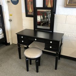 Galaxy Black Vanity Set