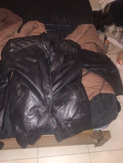 Leather jacket