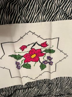 Par Almohadones de punto de cruz