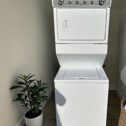 WHIRLPOOL STACKABLE WASHER & GAS DRYER “WORKS GREAT