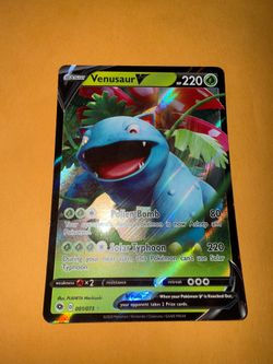 Venusaur V Pokémon Card 001/073 Holo