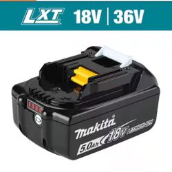 18V LXT Lithium-Ion High Capacity Battery Pack 5.0Ah with Fuel Gauge