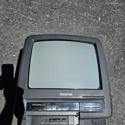 13" Panasonic TV Plus vhs tape player.
