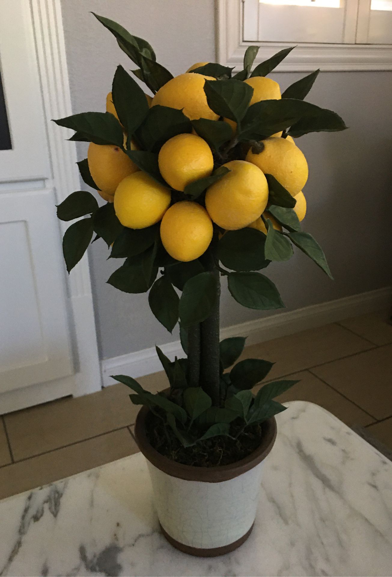 Faux French Country Lemon Tree