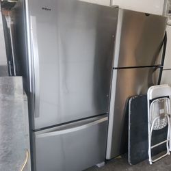 WHIRLPOOL BOTTOM FREEZER STAINLESS STEEL FRIDGE 