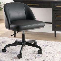 Better Homes & Gardens Oaklee Office Chair, Black and Charcoal Finish