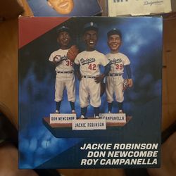 Jackie Robinson Don Newcombe Roy Campanella