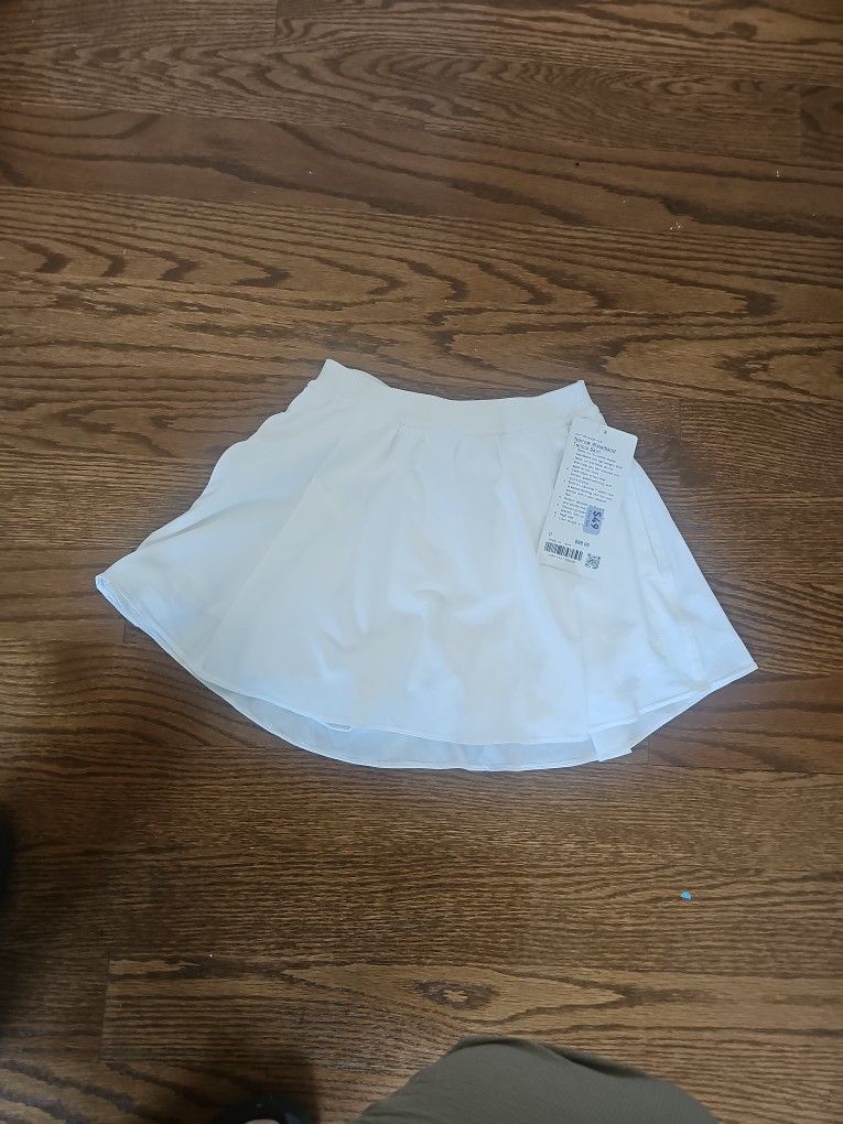 Lululemon- Narrowwaist BandTennis Skirt, Size 0