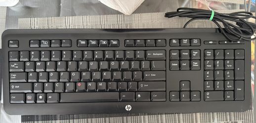 HP wired USB keyboard, model KU-1060
