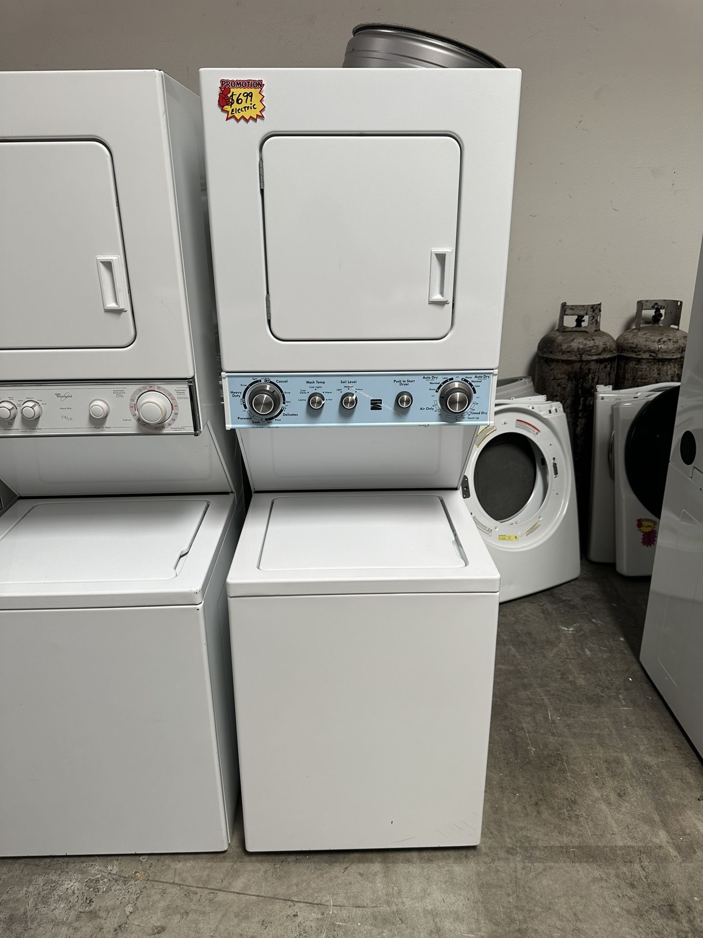24 Inches Stackable Kenmore Electric 220 Volts
