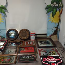Beer/Bar Signs Mirrors Mugs Steins