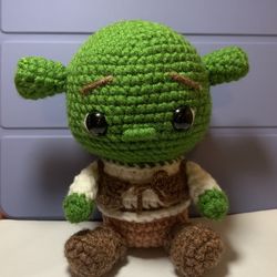Handmade Crochet Shrek