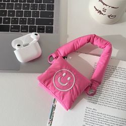 Brandnew Puffy Pink AirPods Bag