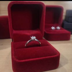 Moissanite Engagement Ring
