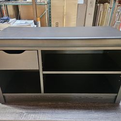Versatile Black Shoe Bench 