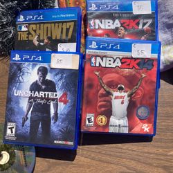 4 PS4 Games