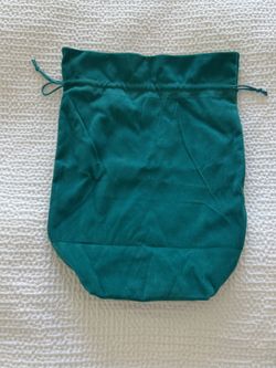 Drawstring Velvet Pouch, 10x13”