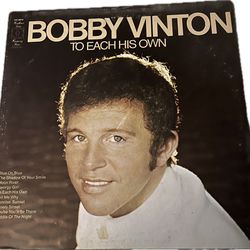 EUC Bobby Vinton To Each His Own Vinyl Album 