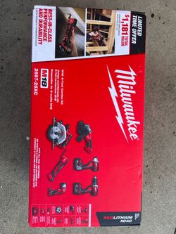 Milwaukee M18 6-Tool Combo Kit 2697-26XC