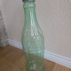 Coke Bottle Bank.  24 Inches Tall.