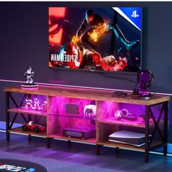 Tv stand with led lights