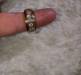 10K gold men ring