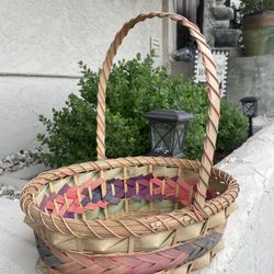 Multi Colored Basket 