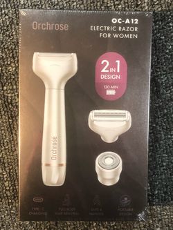 Woman’s electric razor